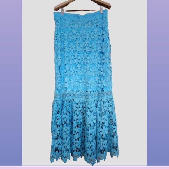 ALEXIA ADMOR - EMBROIDERY TALL SKIRT LIKE NEW!! ✨️ - Picture 3 of 9